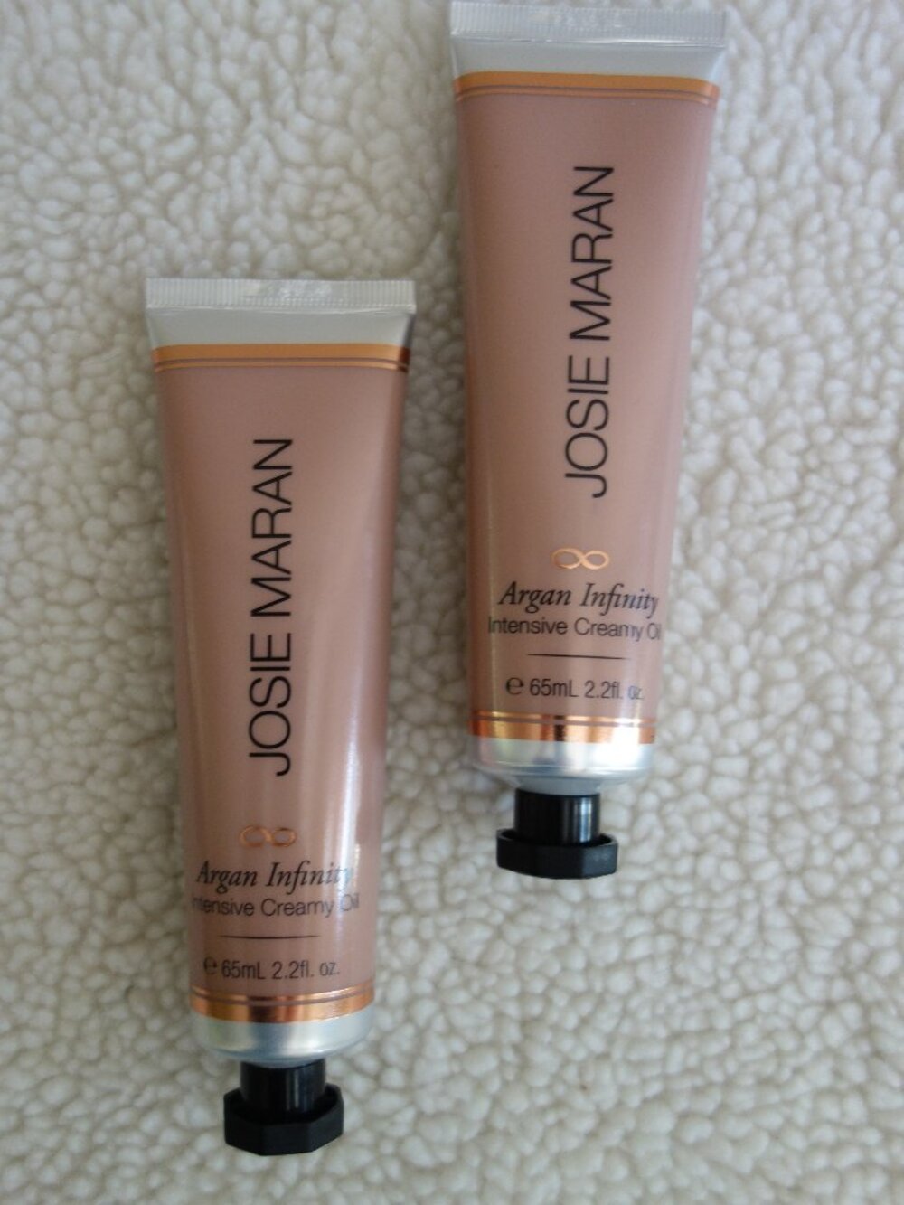 Two New (no seal) JOSIE MARAN Argan Infinity Intensive Creamy Oil 2.2 oz ea – Va
